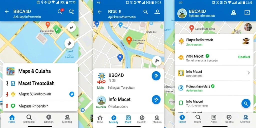 Tampilan antarmuka BBCA4D menampilkan fungsi info macet yang informatif.