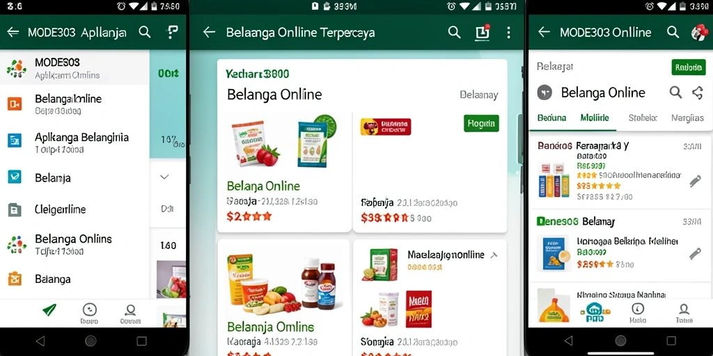 Antarmuka MOD303 yang menarik dan mudah untuk digunakan.
